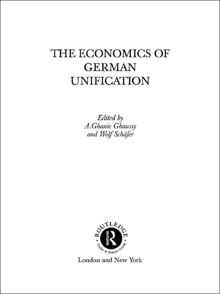 Produktbild: The Economics of German Unification