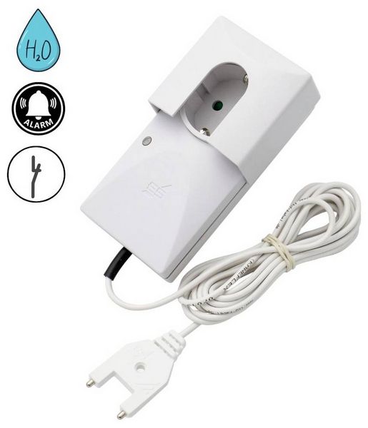 Produktbild: Schabus 300260 Aquastopp SHT 216 Wassermelder mit externem Sensor netzbetrieben
