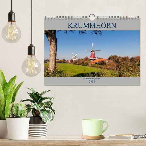 Produktbild: Krummh&ouml;rn im Panorama-Format (Wandkalender 2026 DIN A4 quer), CALVENDO Monatskalender