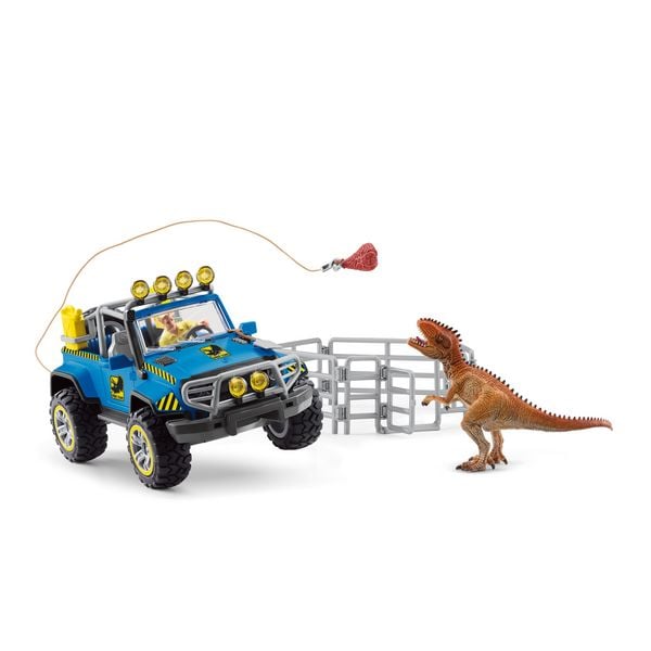 Produktbild: schleich&reg; 41464 Gel&auml;ndewagen mit Dino-Au&szlig;enposten