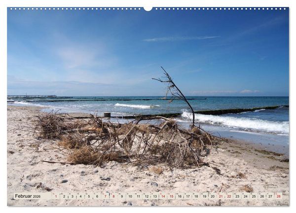 Produktbild: Ostseebad Wustrow K&uuml;stenimpressionen (Wandkalender 2026 DIN A2 quer), CALVENDO Monatskalender