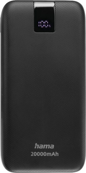 Produktbild: HAMA Ladeger&auml;t Powerbank PD 20, schwarz