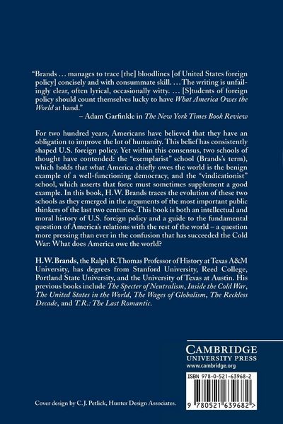 Produktbild: What America Owes the World