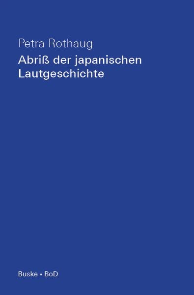 Produktbild: Abriss der japanischen Lautgeschichte