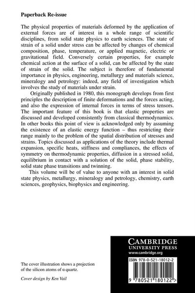 Produktbild: The Classical Thermodynamics of Deformable Materials