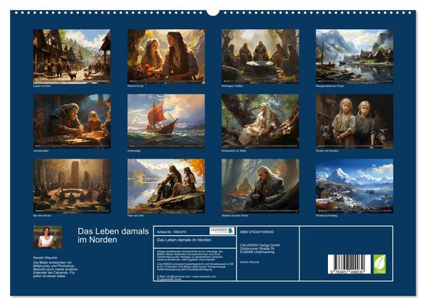 Produktbild: Das Leben damals im Norden (hochwertiger Premium Wandkalender 2026 DIN A2 quer), Kunstdruck in Hochglanz