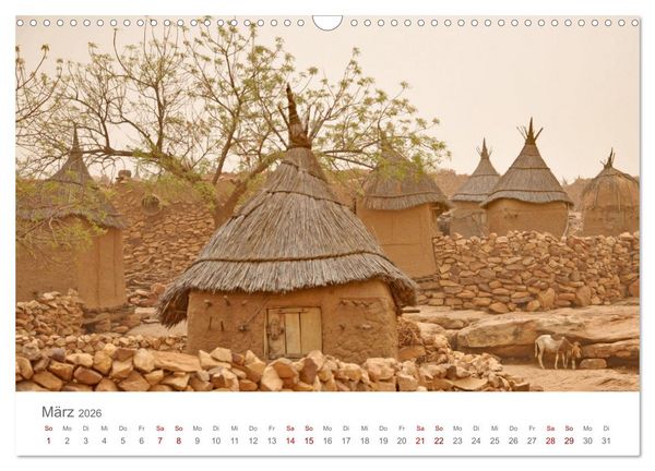 Produktbild: Mali - Dogonland - Weltkultur- und Weltnaturerbe (Wandkalender 2026 DIN A3 quer), CALVENDO Monatskalender