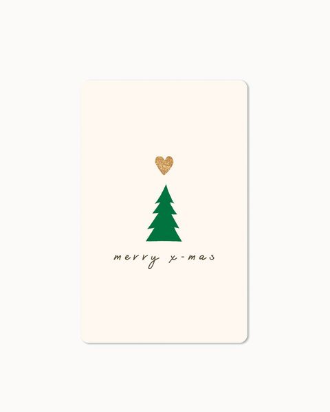 Produktbild: Lunacard Postkarte *Christmas Heart & Tree