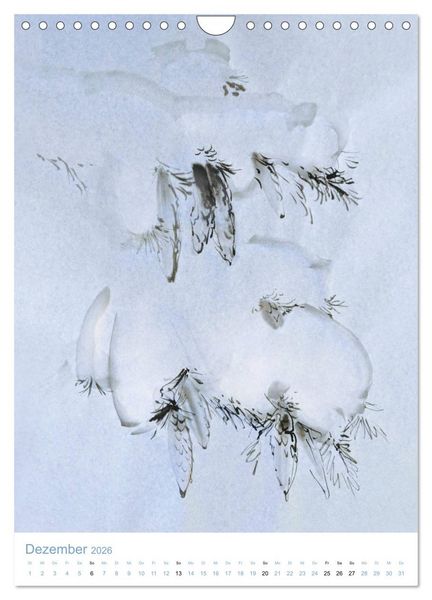 Produktbild: Jahreszeiten in Stil japanischer Malerei - Kunst (Wandkalender 2026 DIN A4 hoch), CALVENDO Monatskalender