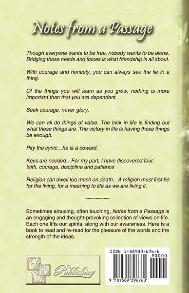 Produktbild: Notes from a Passage
