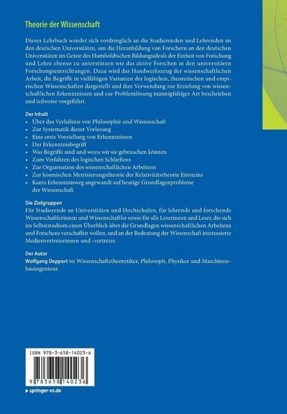 Produktbild: Theorie der Wissenschaft