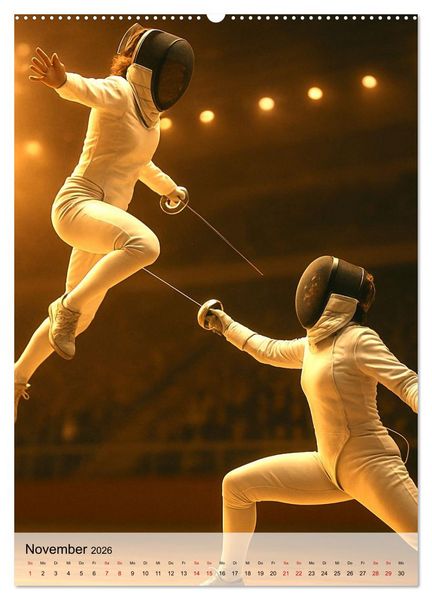 Produktbild: Olympischer Sommer (hochwertiger Premium Wandkalender 2026 DIN A2 hoch), Kunstdruck in Hochglanz
