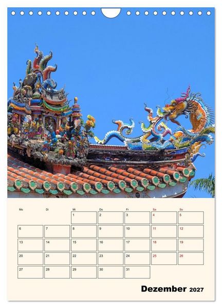 Produktbild: Taipeh &ndash; Stadt der Kontraste (Wandkalender 2027 DIN A4 hoch), CALVENDO Monatskalender