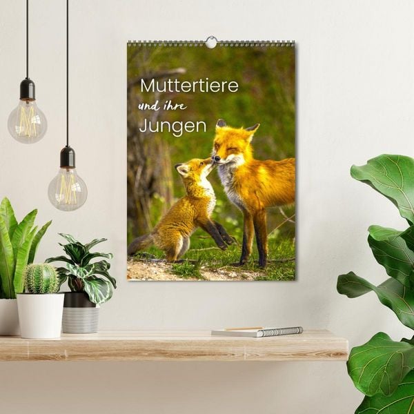 Produktbild: Muttertiere und ihre Jungen (Wandkalender 2026 DIN A3 hoch), CALVENDO Monatskalender
