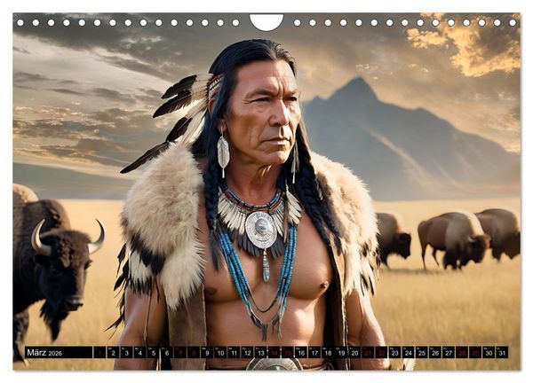 Produktbild: Im weiten Land der Indianer (Wandkalender 2026 DIN A4 quer), CALVENDO Monatskalender