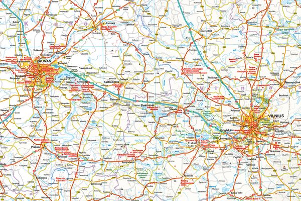 Produktbild: Reise Know-How Landkarte Litauen und Kaliningrad | Lithuania and Kaliningrad (1:325.000)