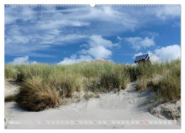 Produktbild: Amrum, die Perle in der Nordsee (hochwertiger Premium Wandkalender 2026 DIN A2 quer), Kunstdruck in Hochglanz