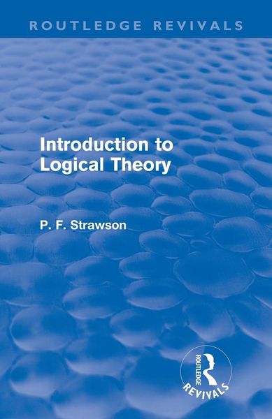 Produktbild: Introduction to Logical Theory