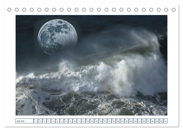 Produktbild: MoonMania (Tischkalender 2026 DIN A5 quer), CALVENDO Monatskalender