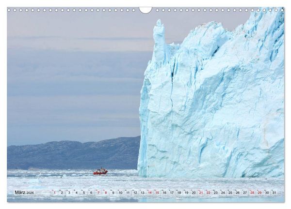 Produktbild: Gr&ouml;nland: Eisberge in der Disko Bucht (Wandkalender 2026 DIN A3 quer), CALVENDO Monatskalender