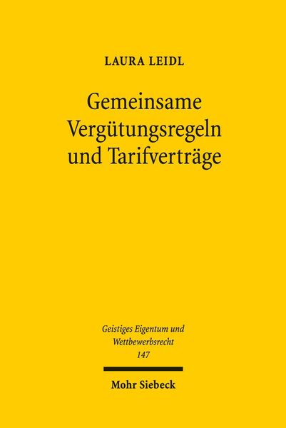 Produktbild: Gemeinsame Verg&uuml;tungsregeln und Tarifvertr&auml;ge