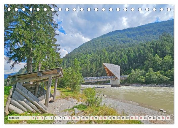 Produktbild: Vom Formarinsee bis Landsberg am Lech - Auf dem Lechradweg (Tischkalender 2026 DIN A5 quer), CALVENDO Monatskalender