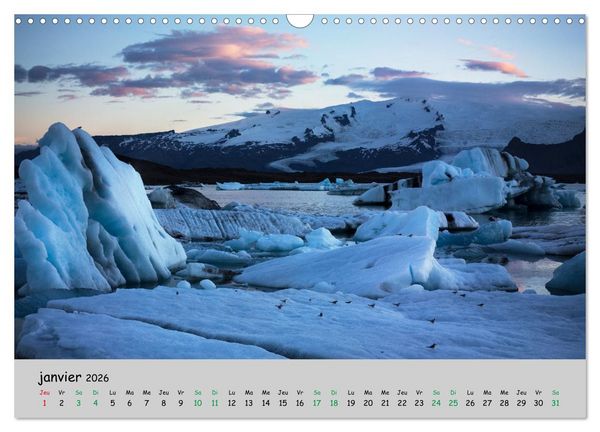 Produktbild: Surprenante Islande (Calendrier mural 2026 DIN A3 vertical), CALVENDO calendrier mensuel