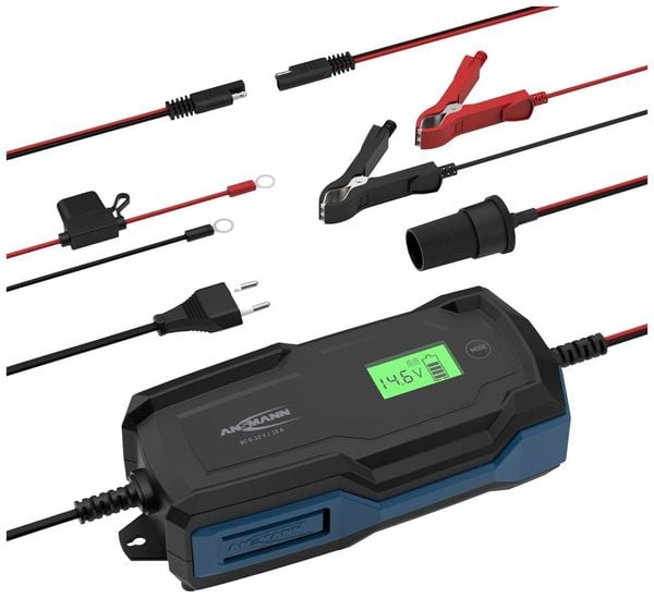 Ansmann BC 6-12V / 10 A 1001-0146 Kfz-Ladegerät, Werkstattladegerät, Batterieüberwachung, Kfz-Batterietester 6 V, 12 V 10 A