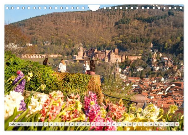 Produktbild: Romantisches Heidelberg &ndash; 12 Traummotive voller Magie und Geschichte (Wandkalender 2027 DIN A4 quer), CALVENDO Monatskalender