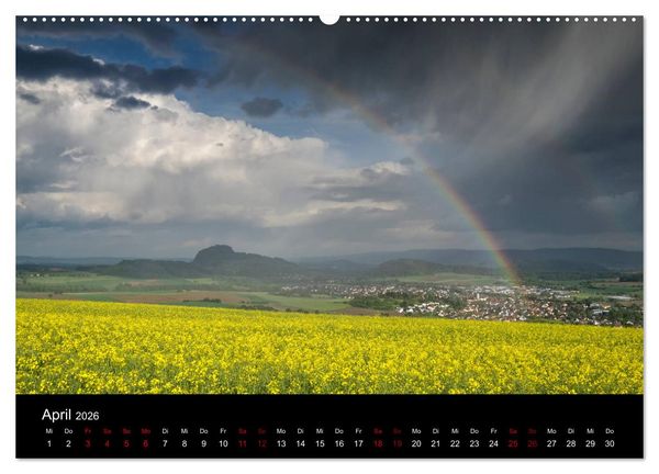 Produktbild: Der Hegau - Wanderparadies am westlichen Bodensee (Wandkalender 2026 DIN A2 quer), CALVENDO Monatskalender