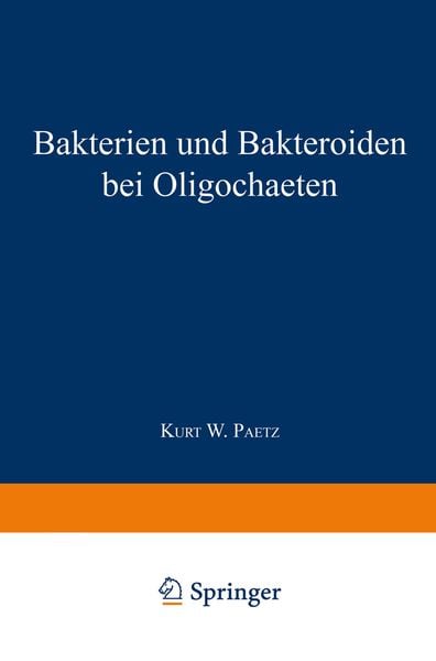 Produktbild: Bakterien und Bakteroiden bei Oligochaeten
