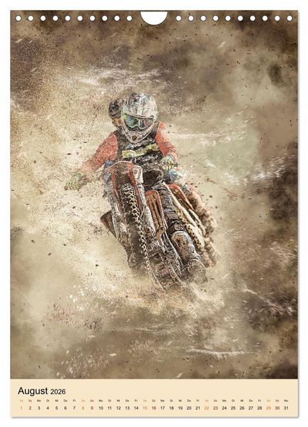 Produktbild: Motocross - Sport der Extreme (Wandkalender 2026 DIN A4 hoch), CALVENDO Monatskalender