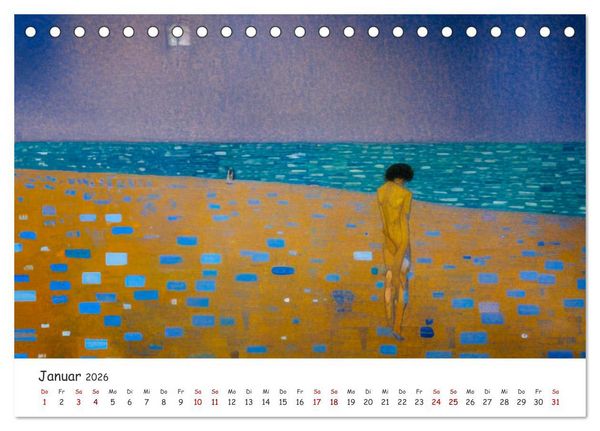 Produktbild: Ostsee Kunstwerke (Tischkalender 2026 DIN A5 quer), CALVENDO Monatskalender