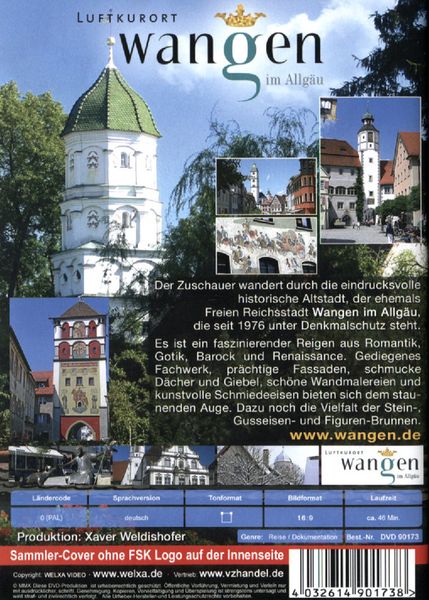 Produktbild: Luftkurort Wangen im Allg&auml;u - Eine sehenswerte, liebenswerte Stadt