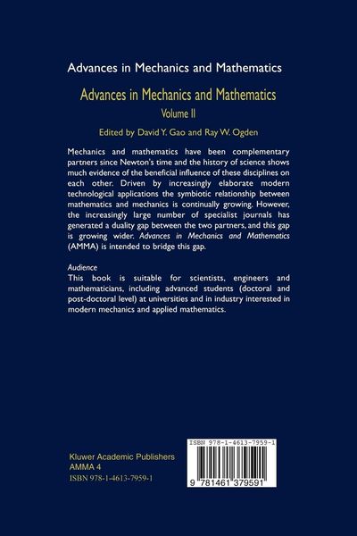Produktbild: Advances in Mechanics and Mathematics