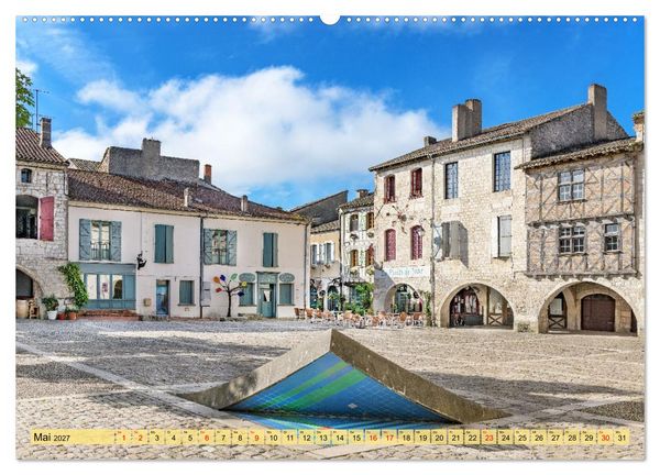 Produktbild: Gascogne, ein St&uuml;ck Paradies (hochwertiger Premium Wandkalender 2027 DIN A2 quer), Kunstdruck in Hochglanz