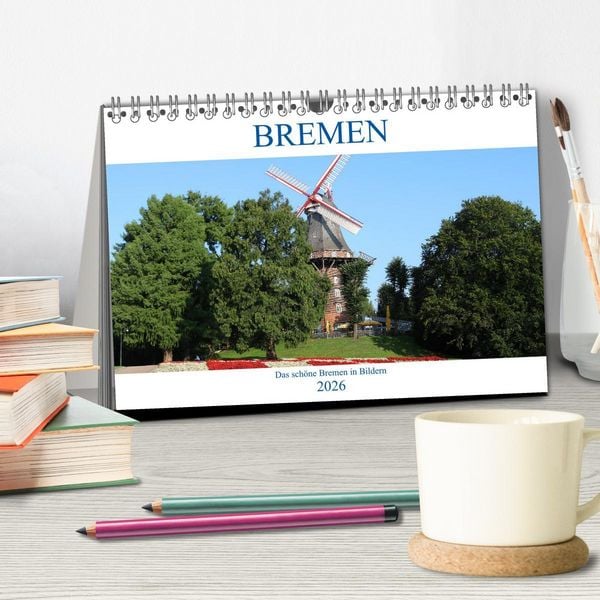 Produktbild: Bremen Heute (Tischkalender 2026 DIN A5 quer), CALVENDO Monatskalender