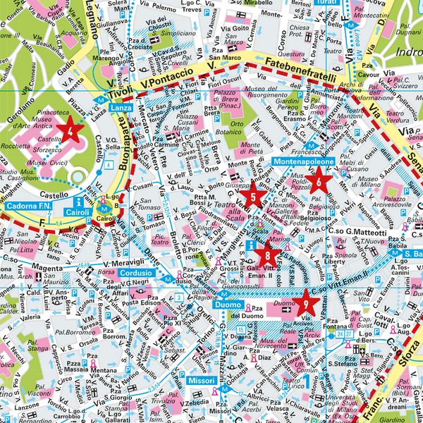 Produktbild: MARCO POLO Cityplan Mailand 1:12.000