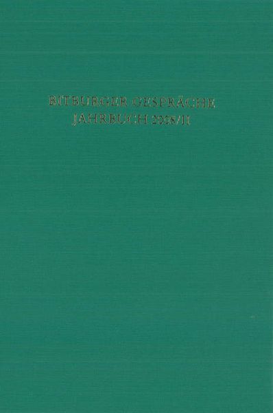 Produktbild: Bitburger Gespr&auml;che Jahrbuch 2008/II