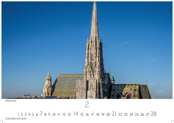 Produktbild: Wien Kalender 2027 &ndash; Wandkalender | Fotokalender | &Ouml;sterreich Kalender | Alpenl&auml;nder 24x35cm - Beeindruckende Bilder von Wien&rsquo;s sch&ouml;nsten Sehensw&uuml;rdigkeiten