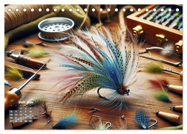 Produktbild: Die Kunst der Fliege (Tischkalender 2026 DIN A5 quer), CALVENDO Monatskalender