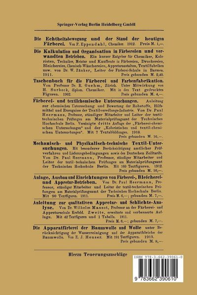 Produktbild: Betriebspraxis der Baumwollstrangf&auml;rberei