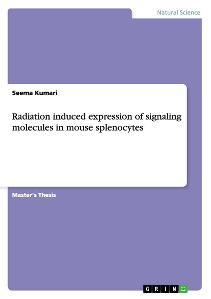 Produktbild: Radiation induced expression of signaling molecules in mouse splenocytes