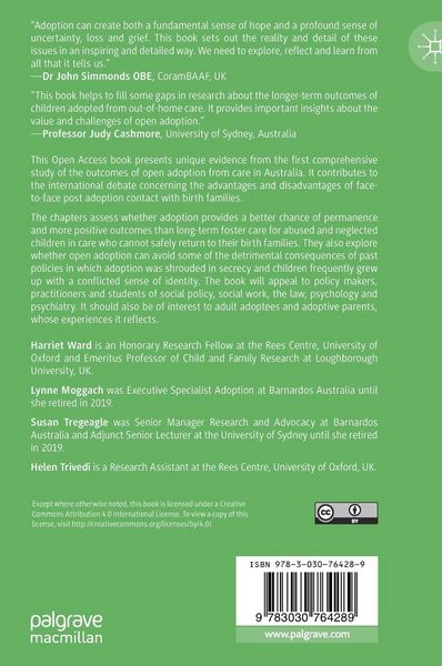 Produktbild: Outcomes of Open Adoption from Care