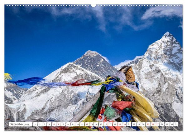 Produktbild: Nepal- Trekking durchs Hochgebirge (hochwertiger Premium Wandkalender 2026 DIN A2 quer), Kunstdruck in Hochglanz