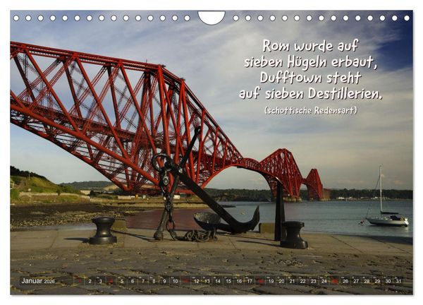 Produktbild: Whisky-Spr&uuml;che (Wandkalender 2026 DIN A4 quer), CALVENDO Monatskalender
