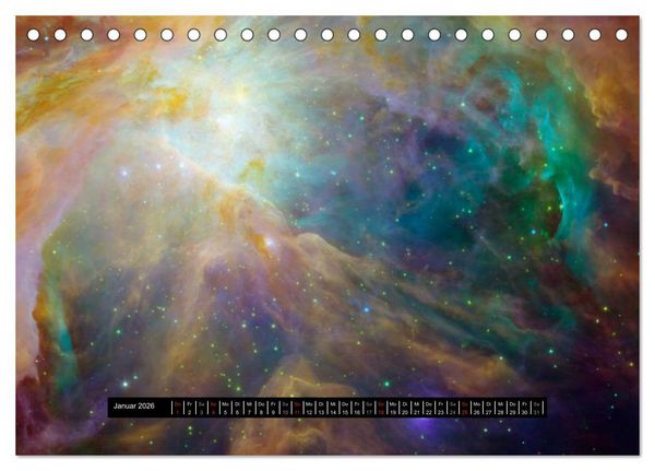 Produktbild: Planetarischer Nebel (Tischkalender 2026 DIN A5 quer), CALVENDO Monatskalender