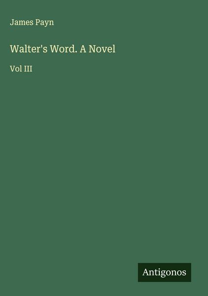 Produktbild: Walter's Word. A Novel