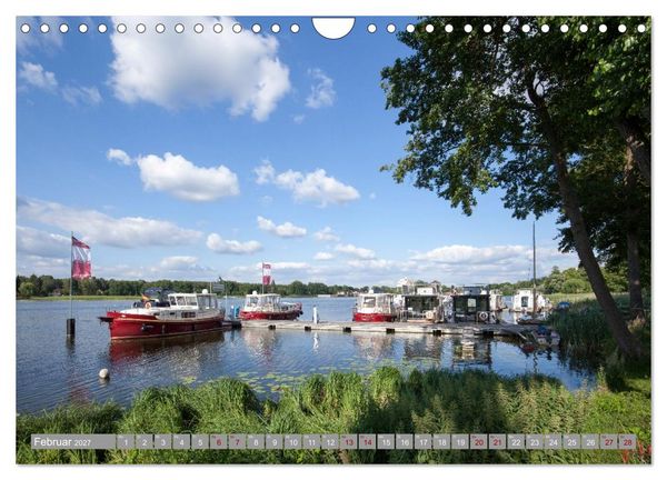 Produktbild: Hausbooturlaub Deutschland - Mecklenburgische Seenplatte (Wandkalender 2027 DIN A4 quer), CALVENDO Monatskalender
