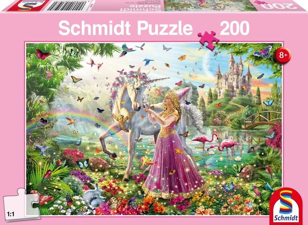 Produktbild: Puzzle Schmidt Spiele 56197 Sch&ouml;ne Fee im Zauberwald 200 Teile